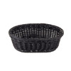 Ridal Collection™ Basket 9.25X6.25X3.25 IN PP Black Oval Dishwasher Safe Microwave Safe 12/Case