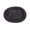 Ridal Collection™ Basket 9.25X6.25X3.25 IN PP Black Oval Dishwasher Safe Microwave Safe 12/Case