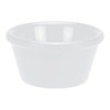 Ramekin 2 OZ Melamine White Plain Smooth Sided 96 Count/Case