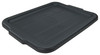 Dishes Bus Box Cover 22.125X17.125X1 IN Plastic Black Heavy Duty Stackable Freezer Safe 1/Each