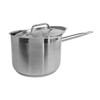 Sauce Pan 15.75X8.43X6.77 IN 4.5 QT Stainless Steel With Lid Dishwasher Safe Oven Safe 1/Each