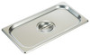 Cover For Steam Table Pan 1/3 Size 12.75X7X1 IN 18/8 Stainless Steel Rectangle Solid 1/Each
