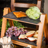 Frostone Slate Collection™ Serving Tray 12.75X6.88 IN Melamine Black Rectangle Display 1/Each