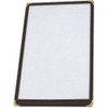 Menu Cover 5X8.5 IN Vinyl Black 2 Page / 4 View 1/Each