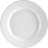 Clinton Plate 9 IN Porcelain Super White Rolled Edge 24/Case