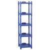 Impact® Storage & Dispensing Rack Plastic Blue 5-Shelf 1/Each