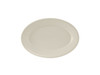 Reno Platter 8.25X5.75 IN China Eggshell Oval Wide Rim Rolled Edge Fully Vitrified 36/Case