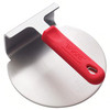 Smashed Burger Press 6 IN 1.67 LB 18/8 Stainless Steel Red With Red Silicone Sleeve 1/Each