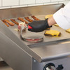 Smashed Burger Press 6 IN 1.67 LB 18/8 Stainless Steel Red With Red Silicone Sleeve 1/Each