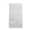 Guest Check 4.25X7.75 IN Tan Carbonless Medium-Wide Booked 2-Part 50 Sheets/Pack 40 Packs/Case 2000 Count/Case