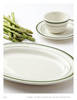 Green Bay Grapefruit Bowl 6.625 IN 11 OZ China Eggshell Green Round Banded Fully Vitrified 36/Case