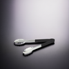 Tongs 12X1.625 IN Stainless Steel Black Utility 1/Each