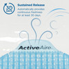 ActiveAire® Urinal Screen Coastal Breeze Blue Plastic Low Splash Deodorizer 12/Case
