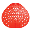 Urinal Screen Cherry Red Vinyl 12/Box