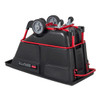 Brute® Utility Tilt Truck 0.5 Cubic Yard 1400 LB Black Red PE Steel Heavy Duty FDA Approved Rotomolded 1/Each