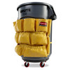 Brute® Caddy Bag Fits 32 GAL & 44 GAL BRUTE® Containers 14X10.50X1.50 IN Yellow Vinyl 6/Case