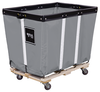 Tilt Truck Liner 36X26X34 IN 12 Bushel Gray Vinyl Permanent Basket Wood Base 1/Each