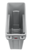Slim Jim® Trash Can 13 GAL Gray Resin Under-Counter 1/Each