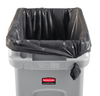 Slim Jim® Trash Can 13 GAL Gray Resin Under-Counter 1/Each