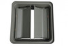 Flat Lid Gray Square Plastic Swing Top 1/Each