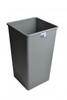 Trash Can 44 GAL Gray Square 1/Each