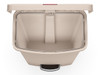 Slim Jim® Trash 1-Stream Trash Can 19.48X13.07X29.42 IN 13 GAL 52 QT Beige Rectangle Resin With Hinged Lid Step-On 1/Each