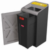Configure™ Landfill 1-Stream Multi-Stream Recycling 29.13X19.50X37.97 IN 45 GAL Gray Stenni Metal 1/Each