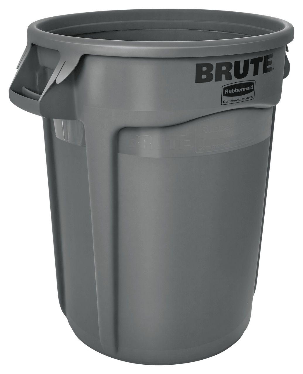 Brute® 1-Stream Trash Can 25.39X22.64X27.87 IN 32 GAL Gray Resin Food Safe 1/Each