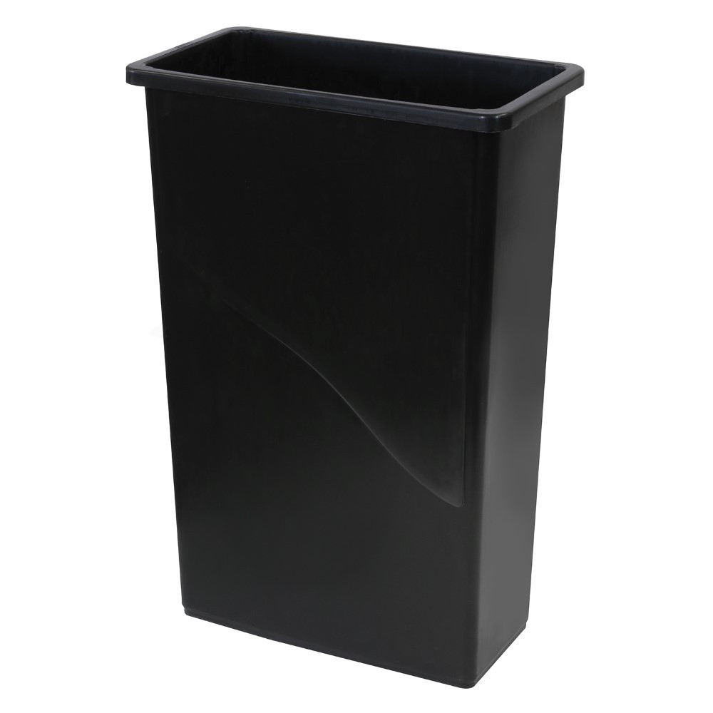 Gladiator™ Trash Can 23 GAL Black HIPS Slim Without Lid 1/Each