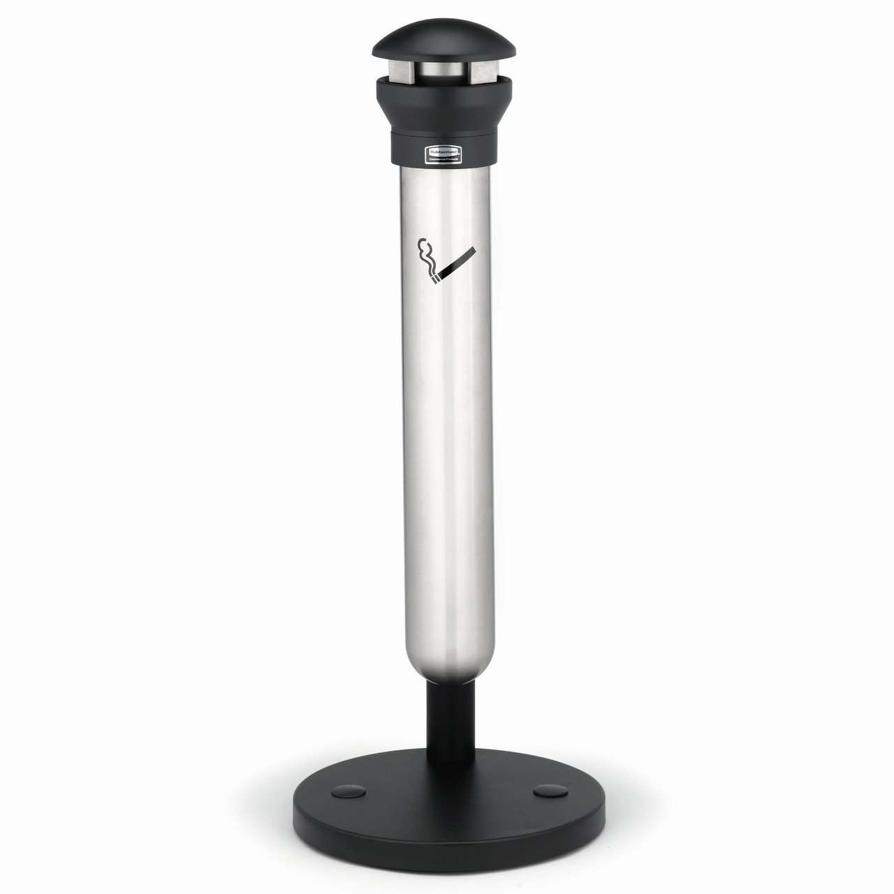 Infinity™ Smoking Receptacle 15.50X39.63 IN Black Stainless Metal Base Mount Cylindrical 1/Case
