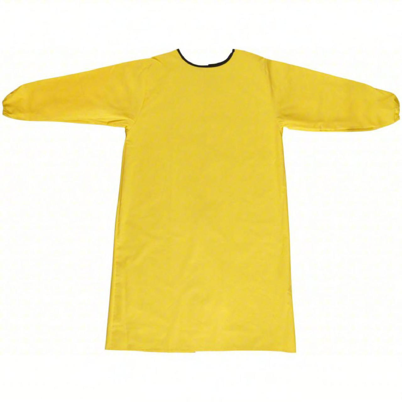 Condor Apron Medium (MED) 46.5 IN Yellow 11MIL PVC Backing Tie 1/Each
