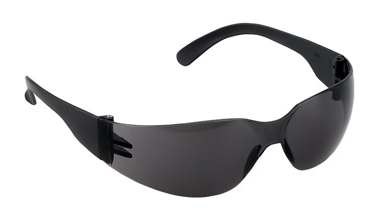 I-Shield Safety Glasses OS Smoke Plastic With Smoke Lens 12 Count/Box 12 Box/Case