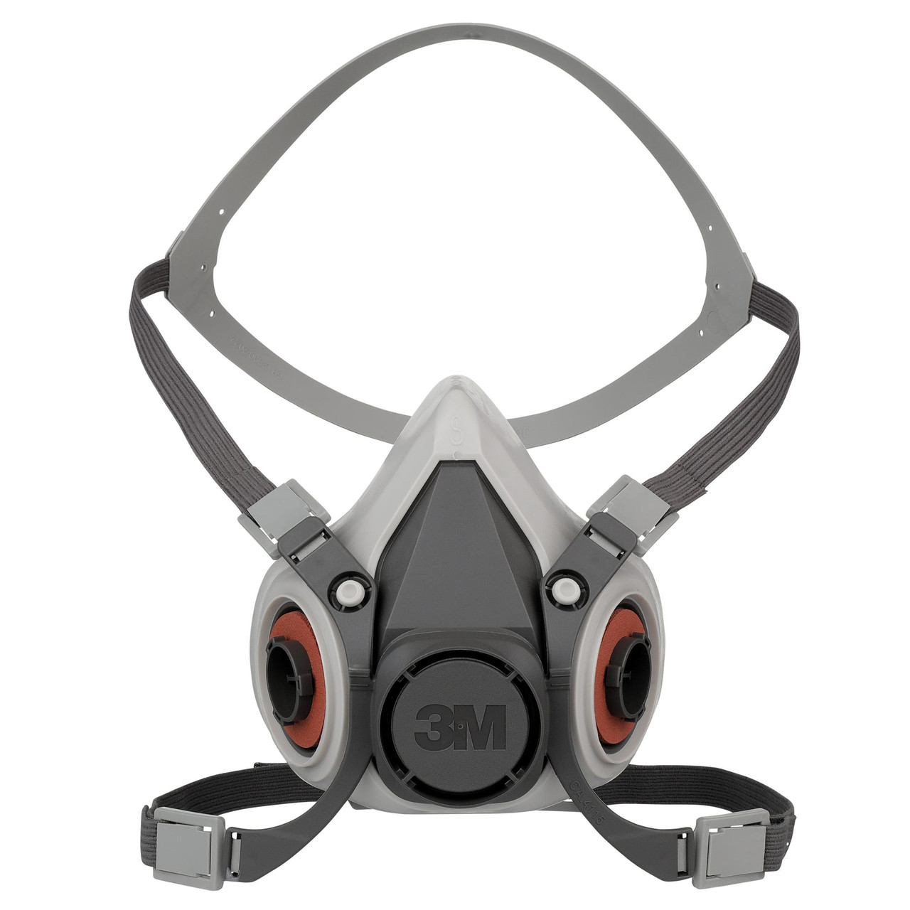 3M™ 6100 Respirator Small (SM) Black TPE Reusable Half Facepiece 24/Case