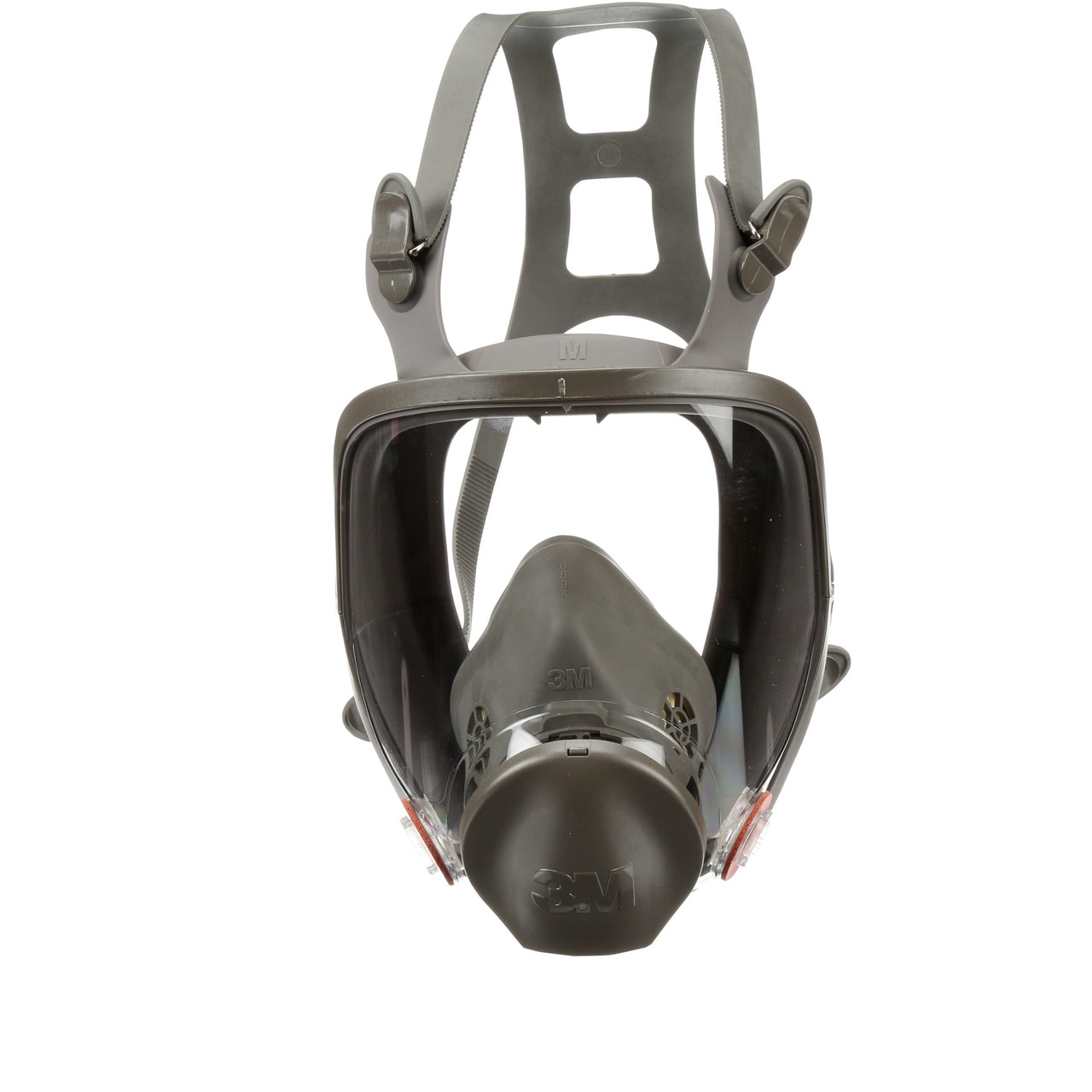 3M™ 6800 Face Shield Medium (MED) Gray Silicone Reusable Full Length Dual Airline Supplied Air Compatible 4/Case