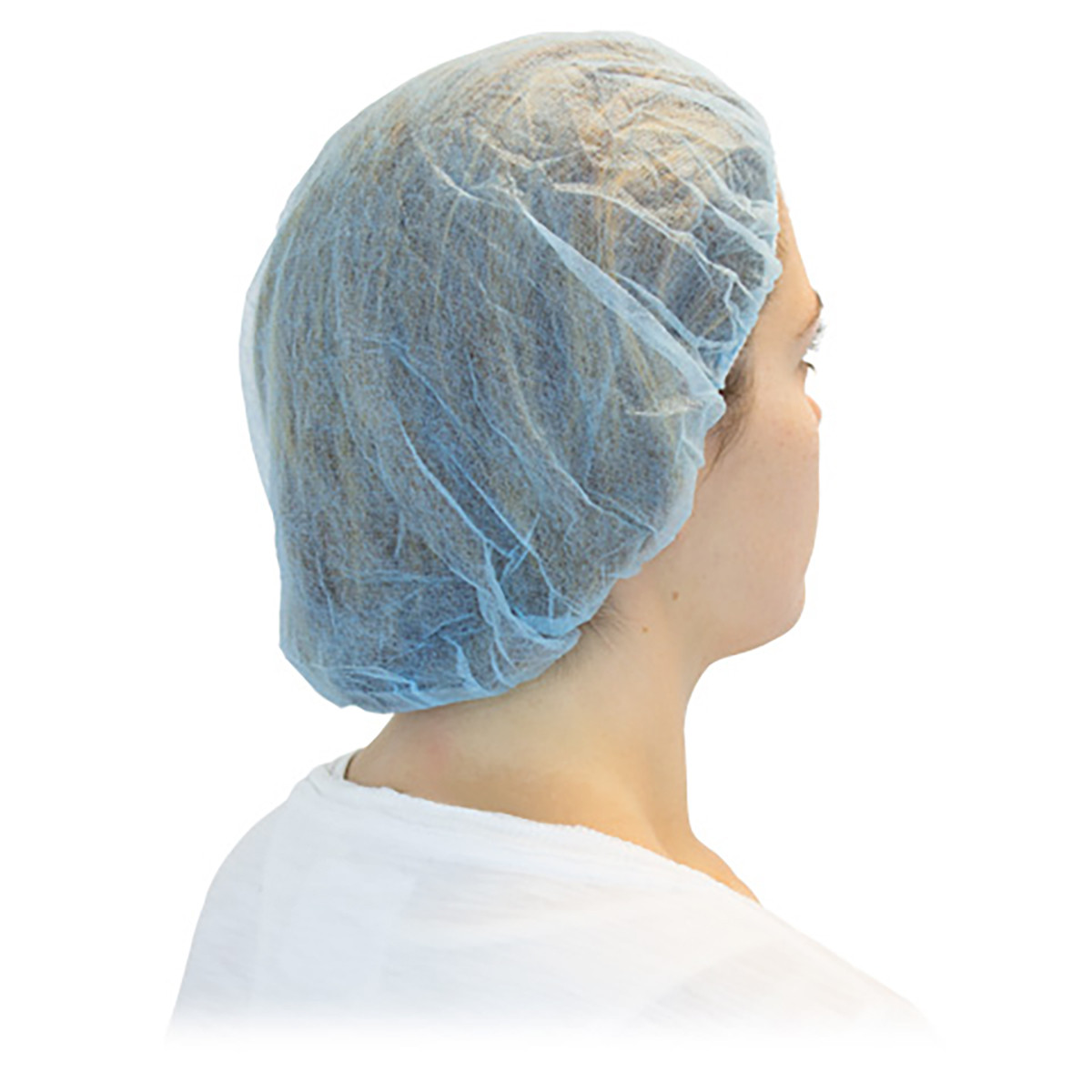 Bouffant Cap 21 IN Blue PP Latex Free 1000/Case
