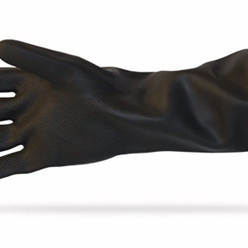 ProWorks® Gloves XL 16 IN Black Heavy Duty Latex Disposable Unlined Elbow-Length 1/Pair