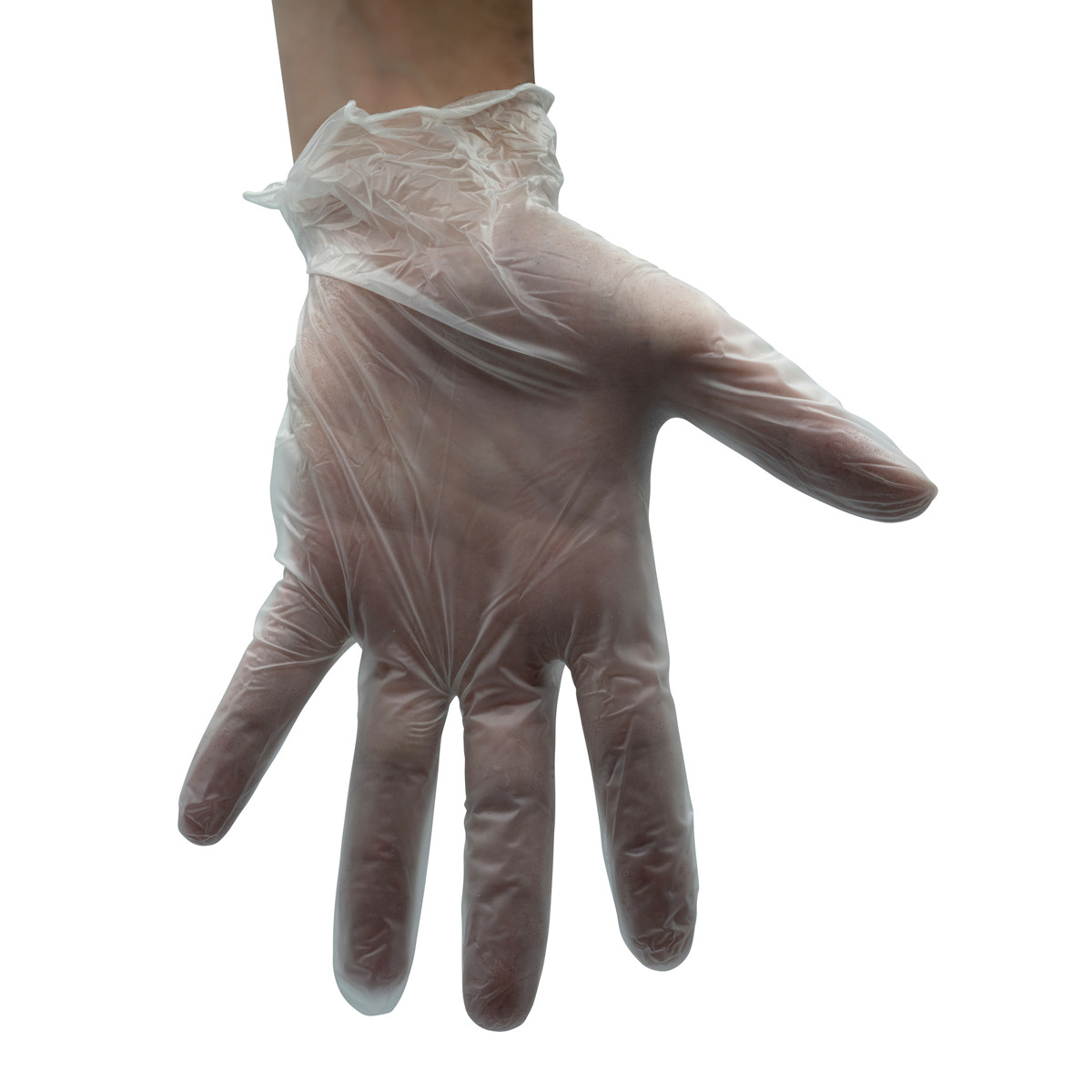 OmniShield™ Food Service Gloves Small (SM) Clear Vinyl Powder-Free Anti-Microbial 1000/Case