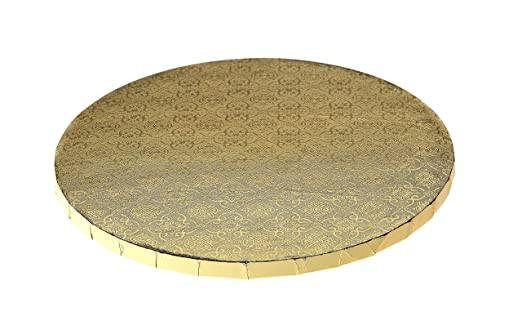 Cake Board 20 IN Gold Fluted 12/Case