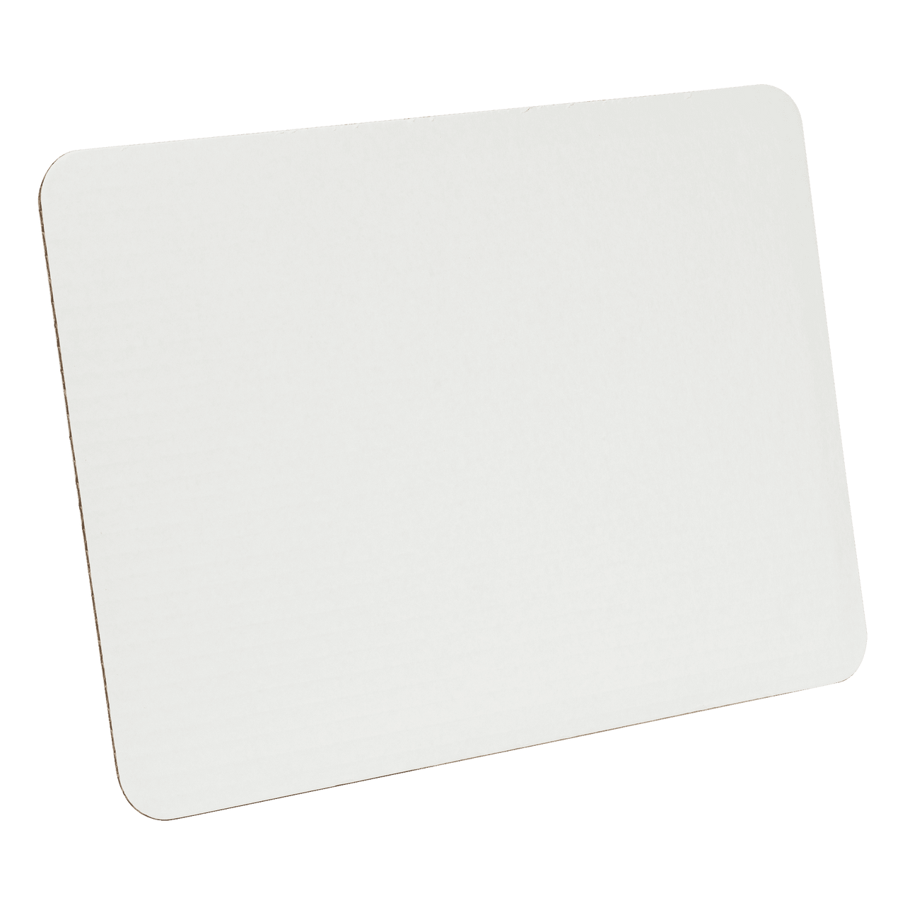 1/4 Sheet Cake Pad Corrugated Cardboard White Single Wall Coated Grease Resistant 100/Case
