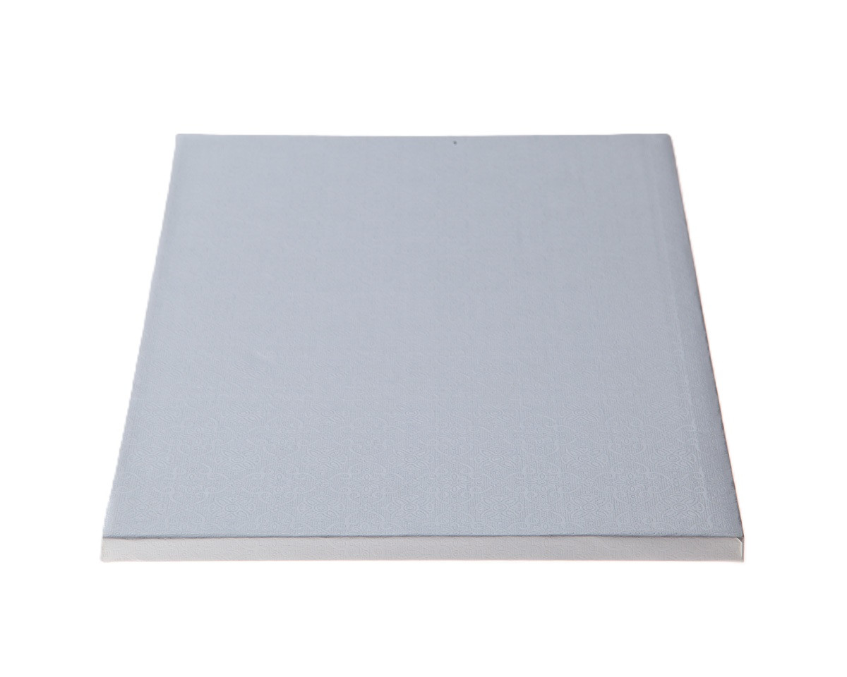 Cake Drum 12X12X0.5 IN White Square B/C-Flute 12/Case