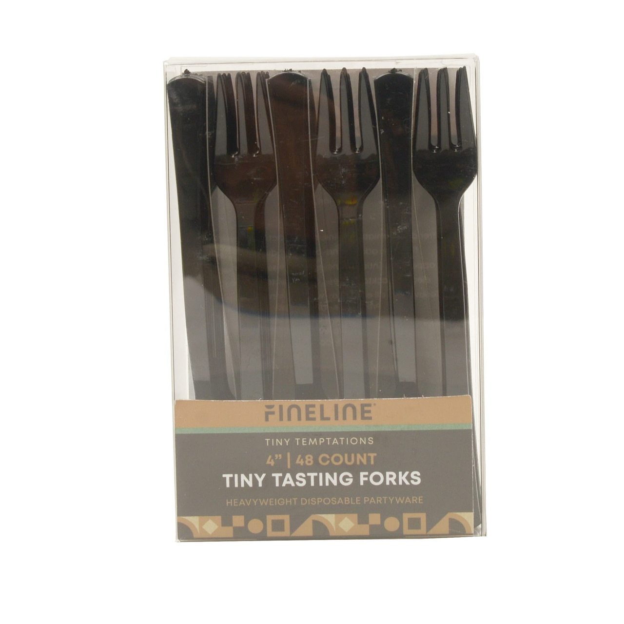 Fork 4 IN Plastic Black 960/Case