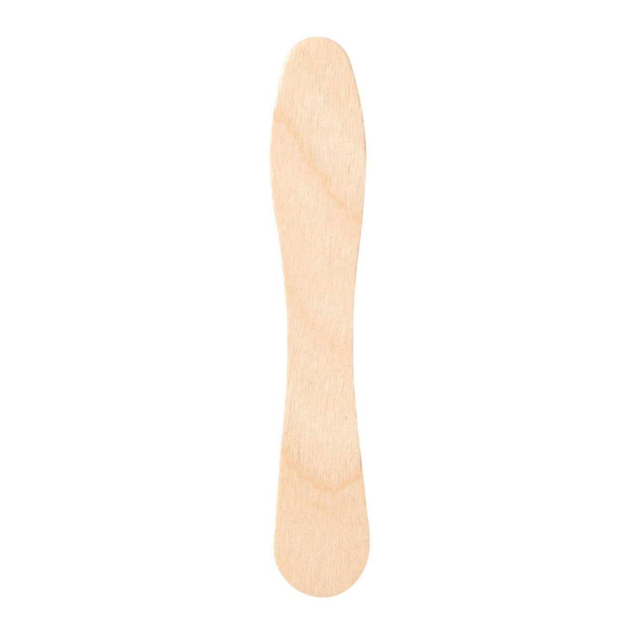 Gelato Ice Cream Spoon Wood Unwrapped Premium 1000 Count/Pack 10 Packs/Case 10000 Count/Case