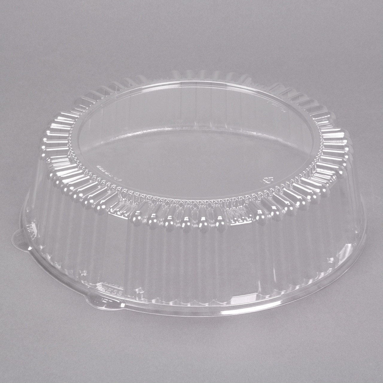 Polar Pak® Lid Dome 10 IN Plastic Clear For Plate 240/Case