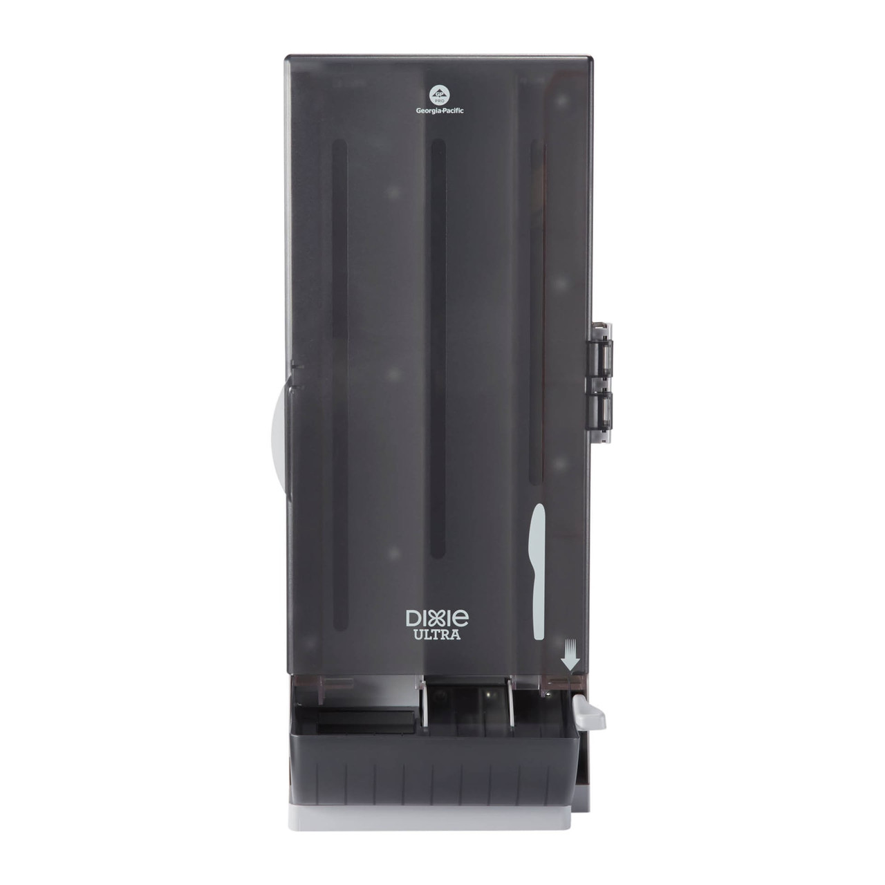 Dixie® Ultra SmartStock® Series-O Classic Knife Dispenser Translucent Black 1/Each