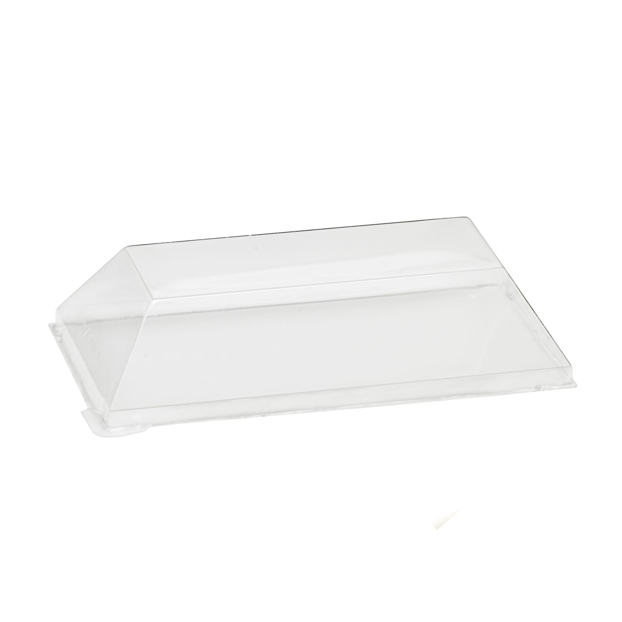 Lid 5.11X2.55X0.78 IN PET Clear Rectangle For Plate Freezer Safe 100 Count/Case