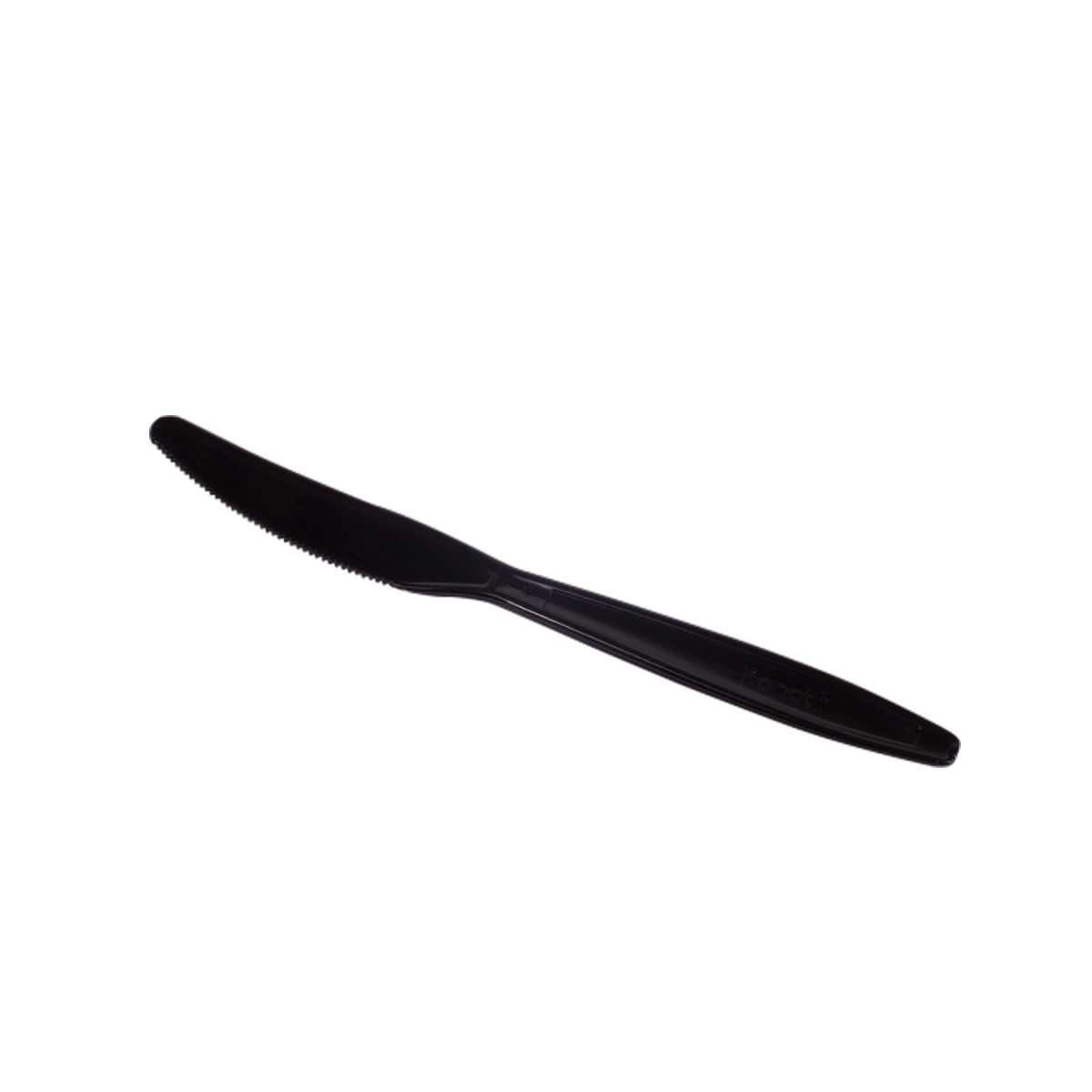 Karat® Knife PS Black Extra Heavy 100 Count/Bag 10 Bags/Case 1000 Count/Case