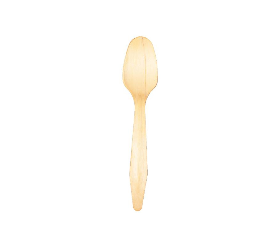 Teaspoon 7 IN Wood Heavyweight 1000/Case