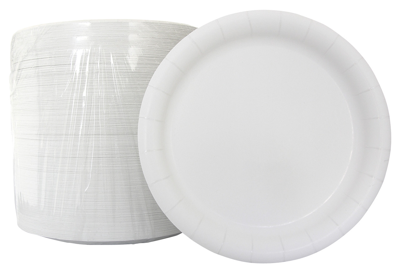 Plate 6.88 IN Paper White Medium Weight Coated 1000/Case