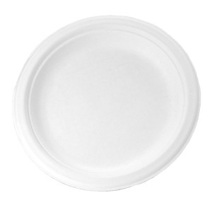 Harvest Fiber® Plate 6 IN Plant Fiber White Microwave Safe 1000/Case