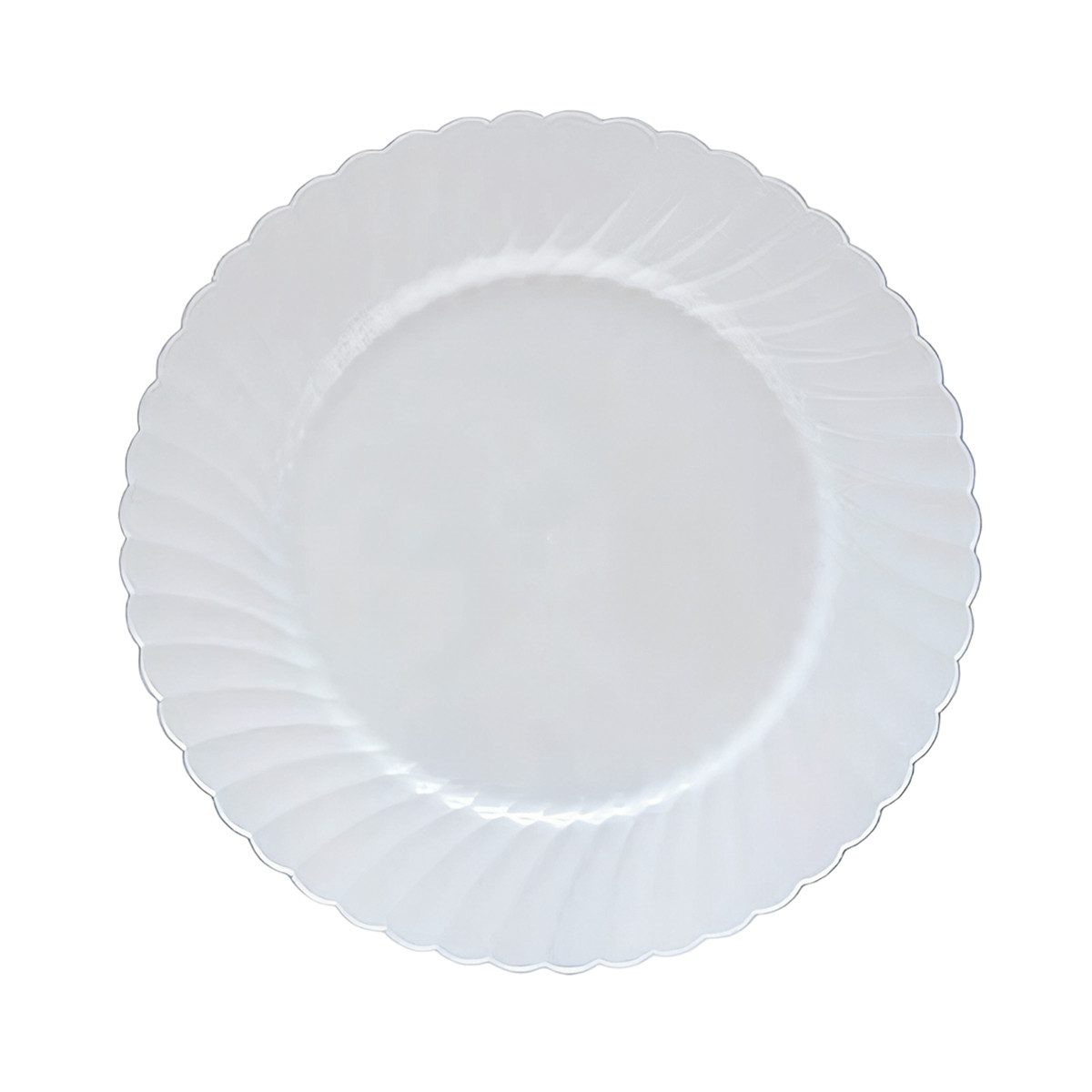 WNA Plate 10.25 IN Plastic White Round 144/Case
